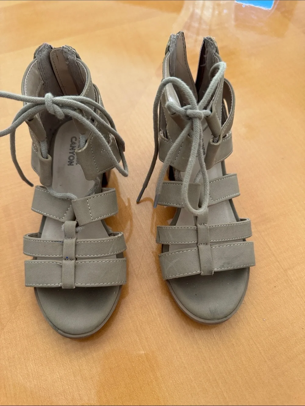 Kids Green Buckle Sandals - Stylish Summer Footwear size 11